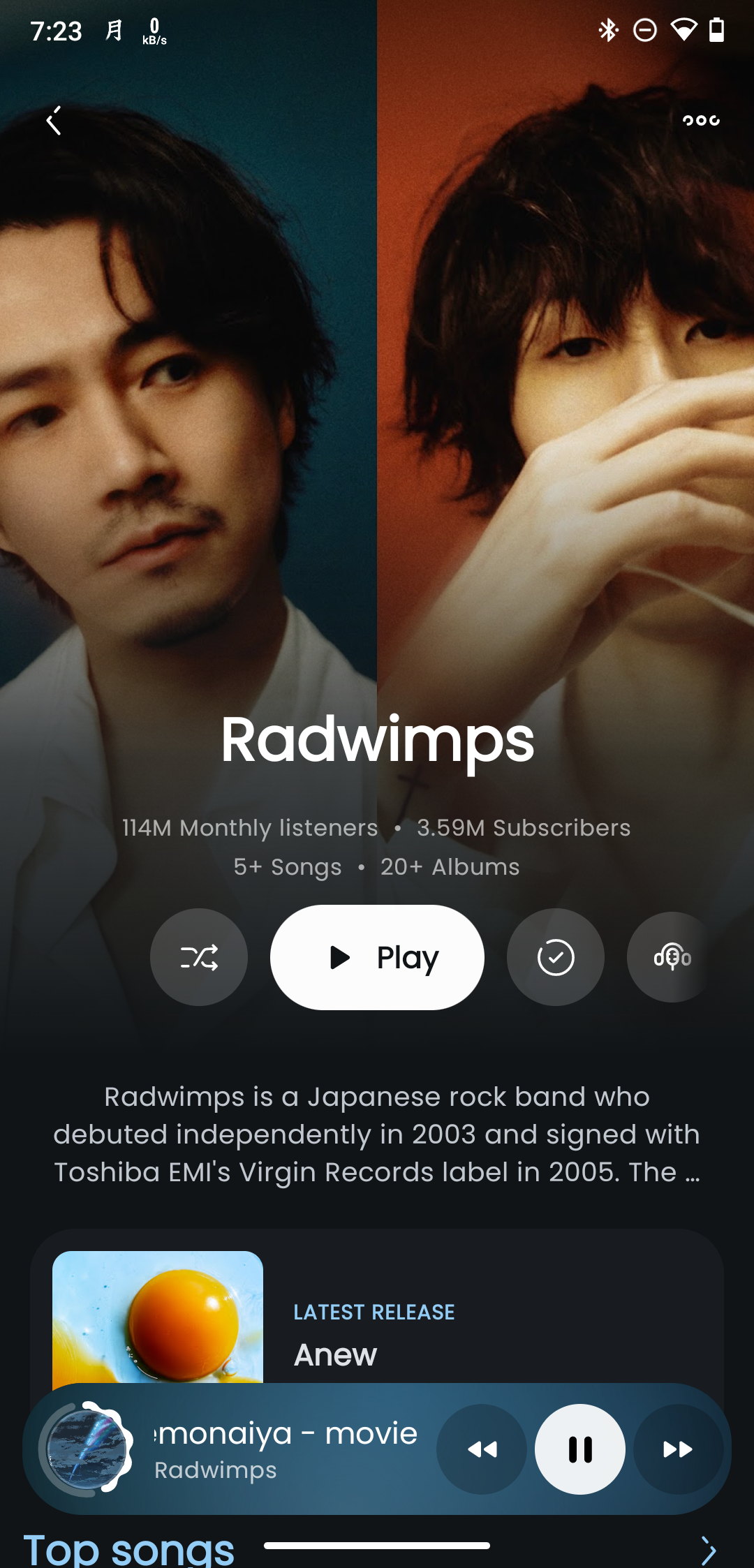 Artist Discography